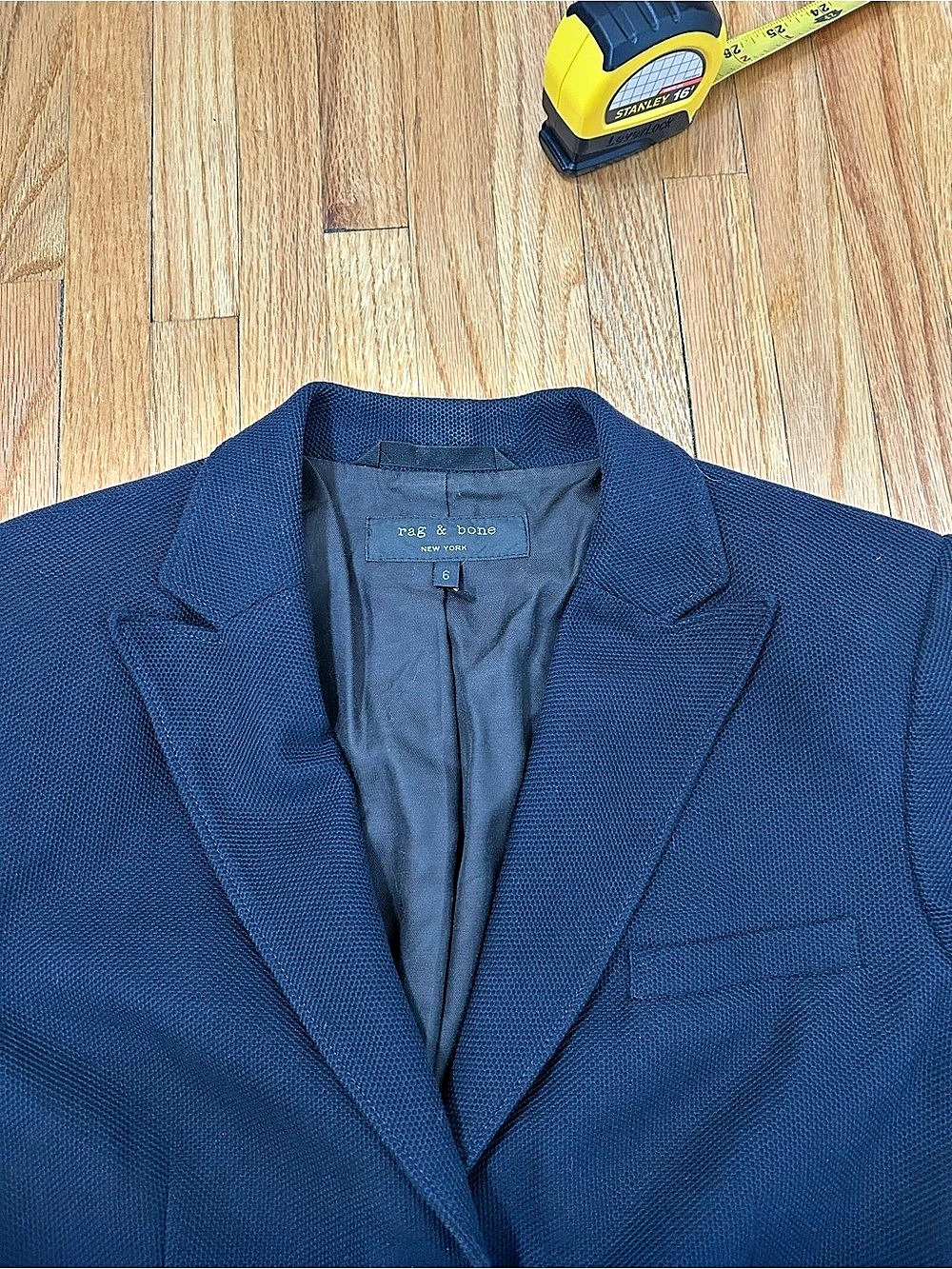 Rag & Bone Two Button Cotton Blazer - Picture 5 of 8